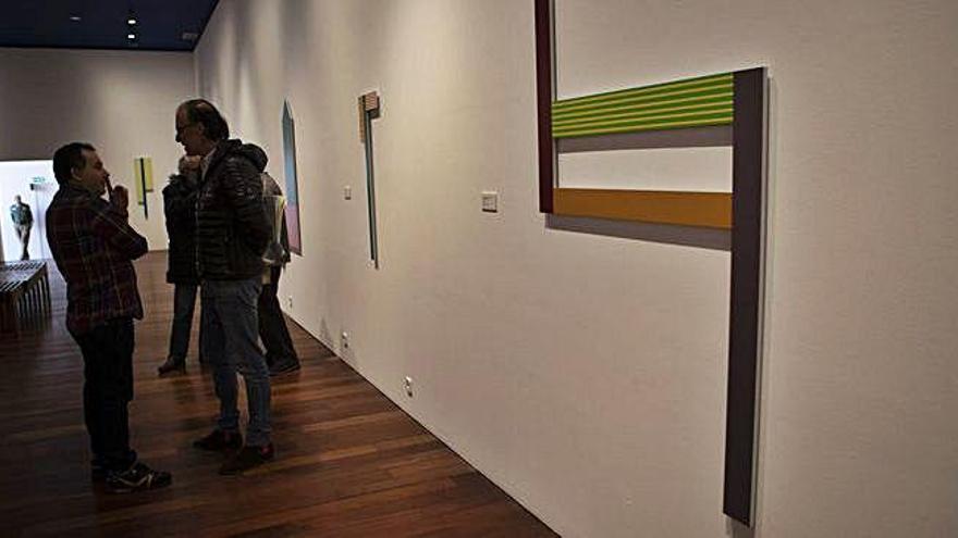 Un momento de la inauguración de la muestra &quot;Ensamblados&quot;.