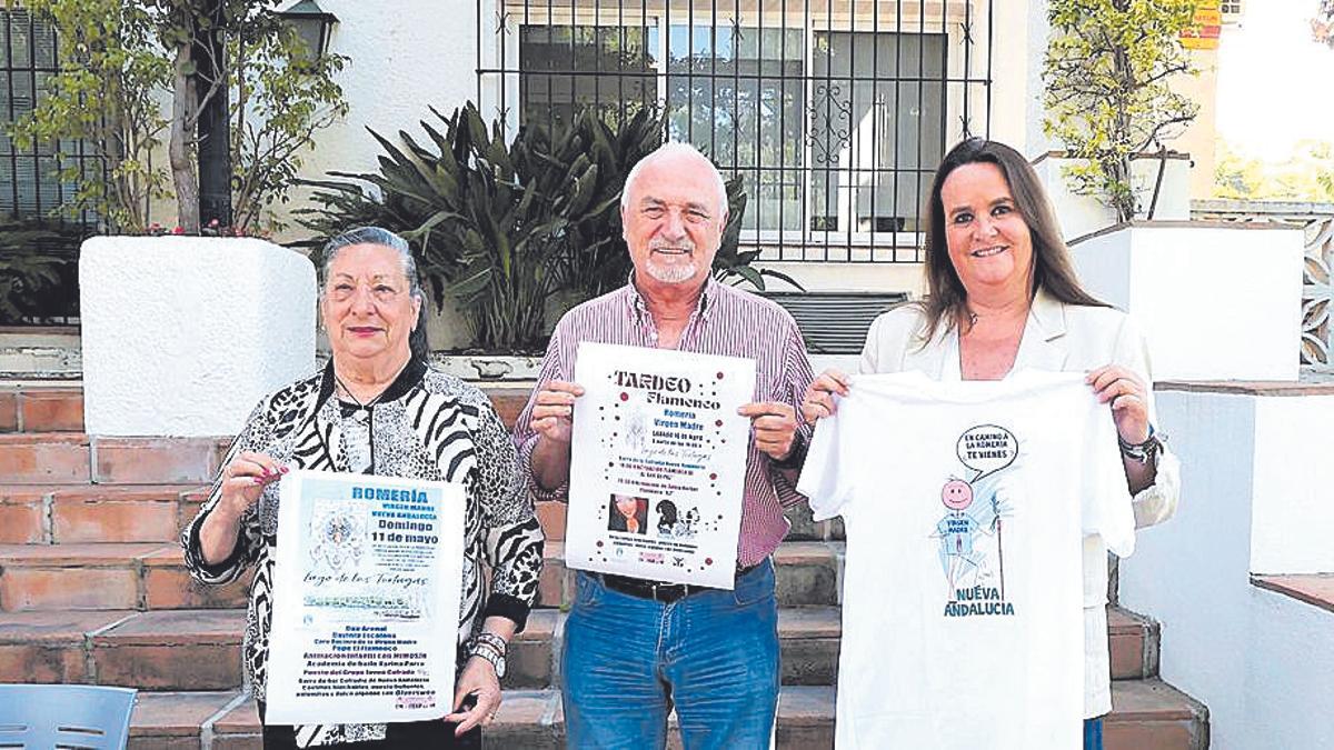 Presentación de la romería de la Virgen Madre, en Nueva Andalucía.