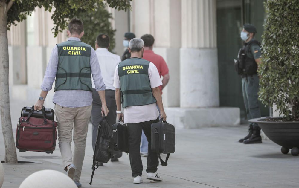 Registros en la sede de la Autoridad Portuaria de Baleares.