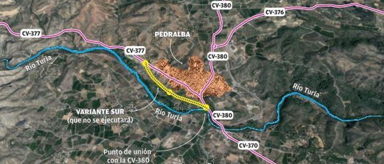 Cebrián cierra la puerta a la variante sur en Pedralba y busca alternativas