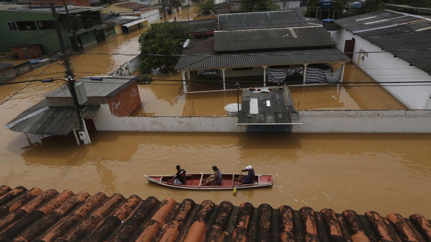 Imagen de archivo de inundaciones en Brasil.