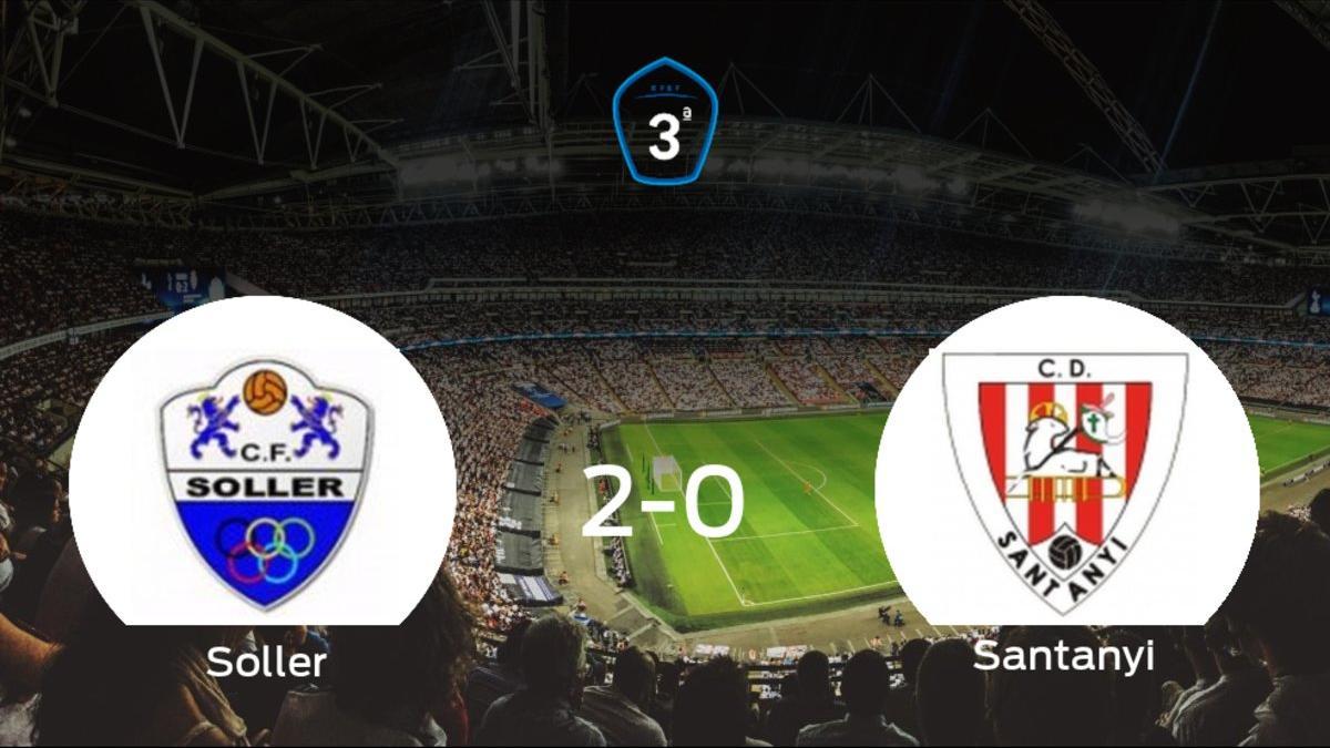 El Soller consigue la victoria en casa frente al Santanyi (2-0)