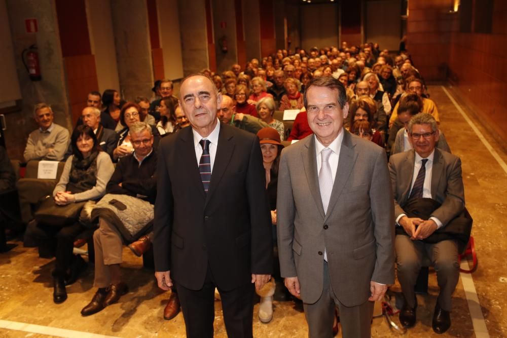 Ceferino de Blas y Abel Caballero, durante la conferencia // R. Grobas