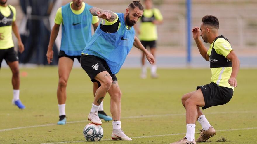 Ayer, Cifu y Boulahroud entrenaron con normalidad pero Víctor perderá a Juankar, lesionado del triceps sural de su pierna derecha, para el enfrentamiento ante el Cádiz.