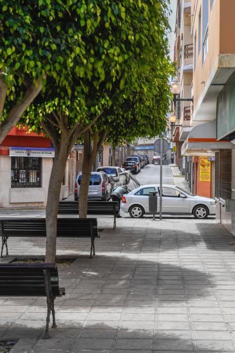 25-03-20 GRAN CANARIA. TELDE. TELDE. Recorrido por la ciudad de Telde para vera su desolación.   Fotos: Juan Castro.  | 25/03/2020 | Fotógrafo: Juan Carlos Castro