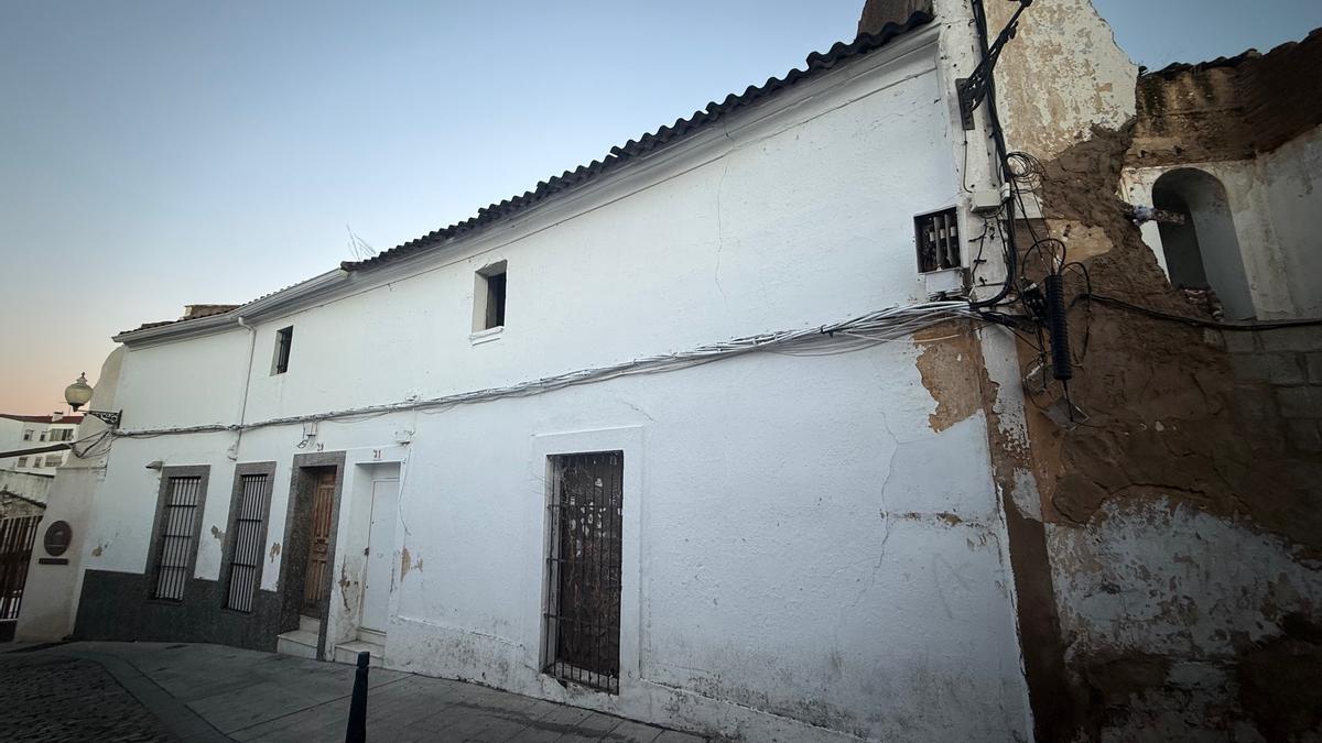 Imagen de las dos viviendas donde se sospecha que puedan estar enterrados restos romanos.