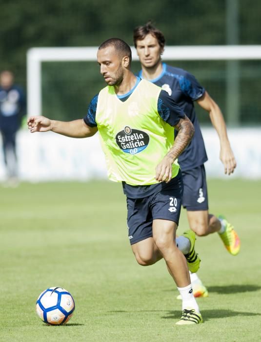 Andone y Fayçal se suman a los entrenamientos