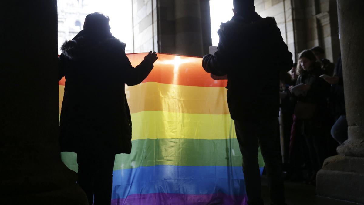 Una bandera lgtbi.