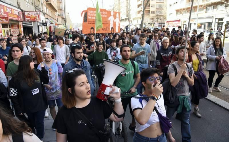 Huelga educativa en Zaragoza