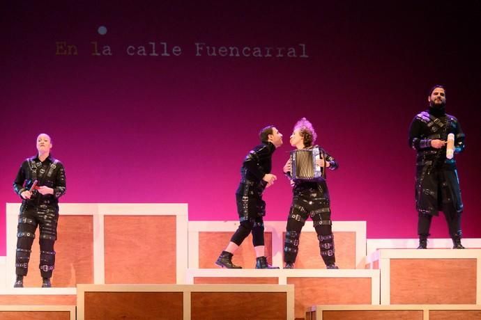 Presentación del montaje ?El crimen de la calle Fuencarral' con el director del montaje, Mario Vega, y los actores protagonistas Marta Viera, Ruth Sánchez, Efraín Martín y Abraham Santacruz.  | 04/10/2019 | Fotógrafo: Tony Hernández