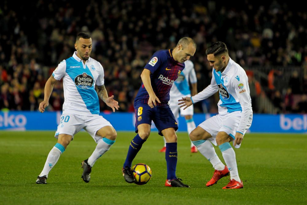 El Dépor sale goleado del Camp Nou