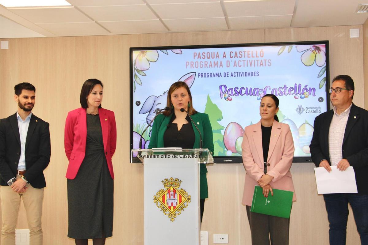 ramírez, España, Miralles, Giner y Cabañero, este miércoles en la presentación de la programación.