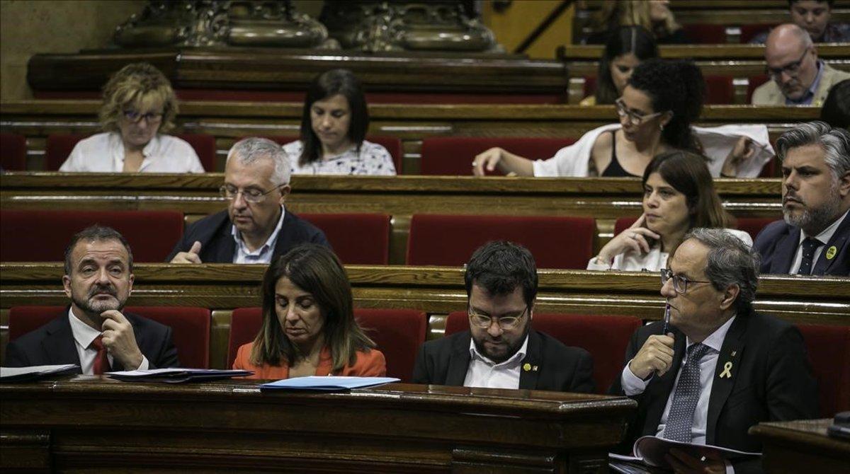 zentauroepp49013807 barcelona 10 07 2019  ple del parlament de catalunya alfred 190710183624