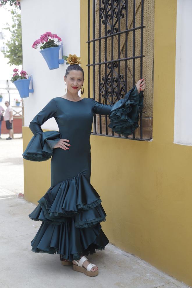 Primer sábado de Feria en El Arenal, trajes de gitana en el Arenal