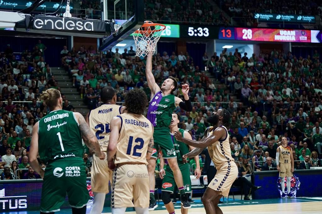 Las imágenes del Unicaja-UCAM Murcia