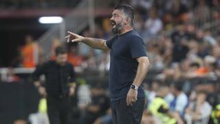 Gattuso: "Vamos a decidir si la plantilla tiene dos o tres delanteros"