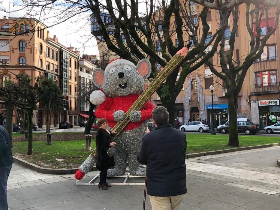 Gijón prepara sus luces de Navidad