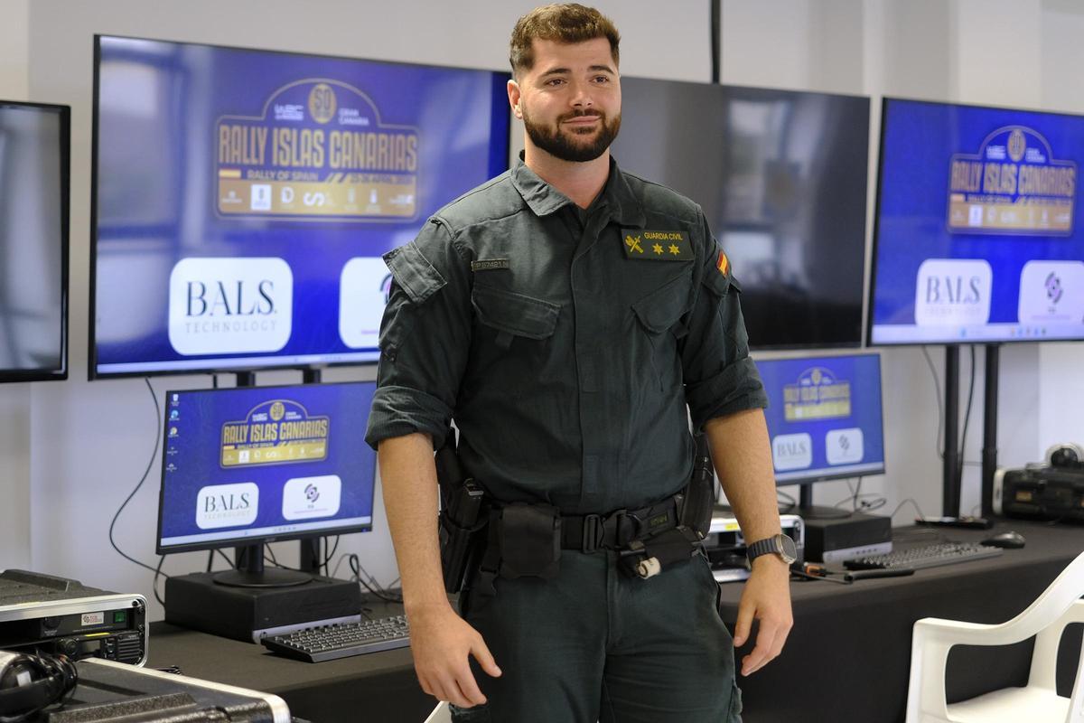 Teniente Carlos Galiano, de la Unidad de Seguridad Ciudadana de Comandancia (USECIC) de la Guardia Civil.