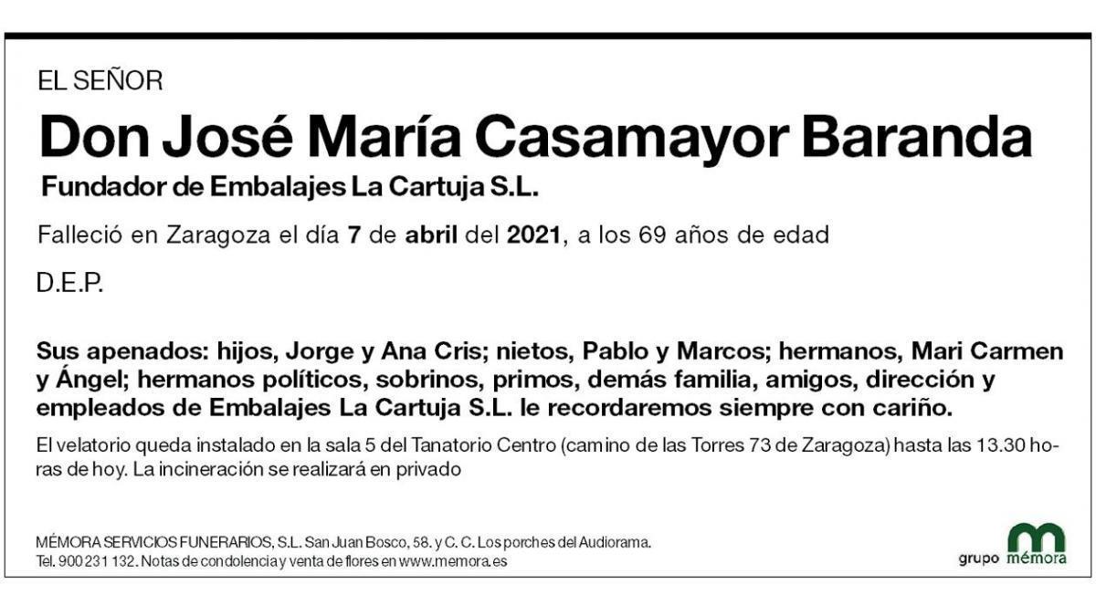 José María Casamayor Baranda