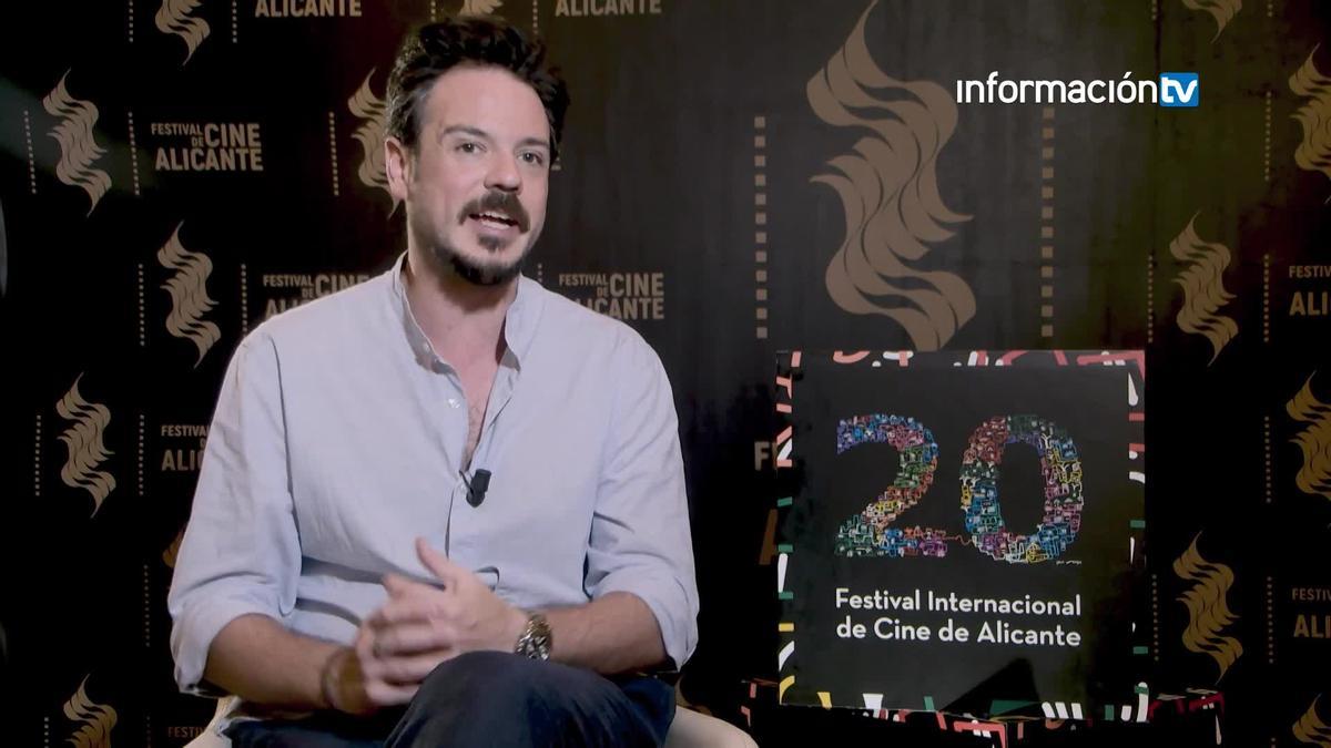 Mario Hernández en el Festival de Cine de Alicante.