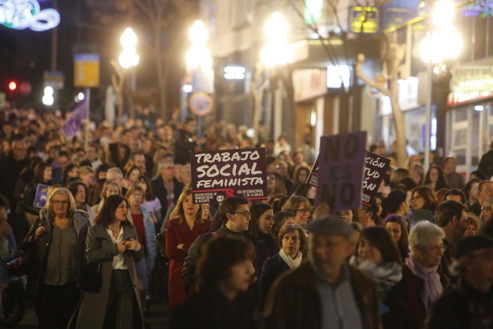 Manifestación del 8M en Alicante