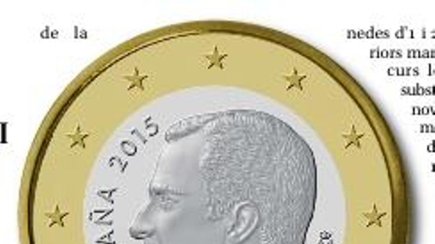 Es posen en circulació les monedes amb la imatge de Felip VI