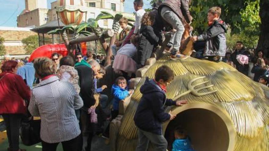 Más de mil personas han visitado el nuevo parque de Tirisiti durante el fin de semana