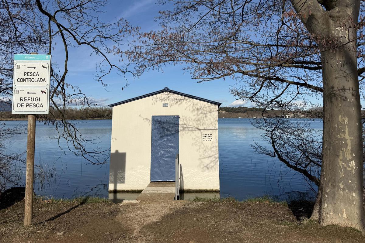 Reformada la pesquera Mata de Banyoles.