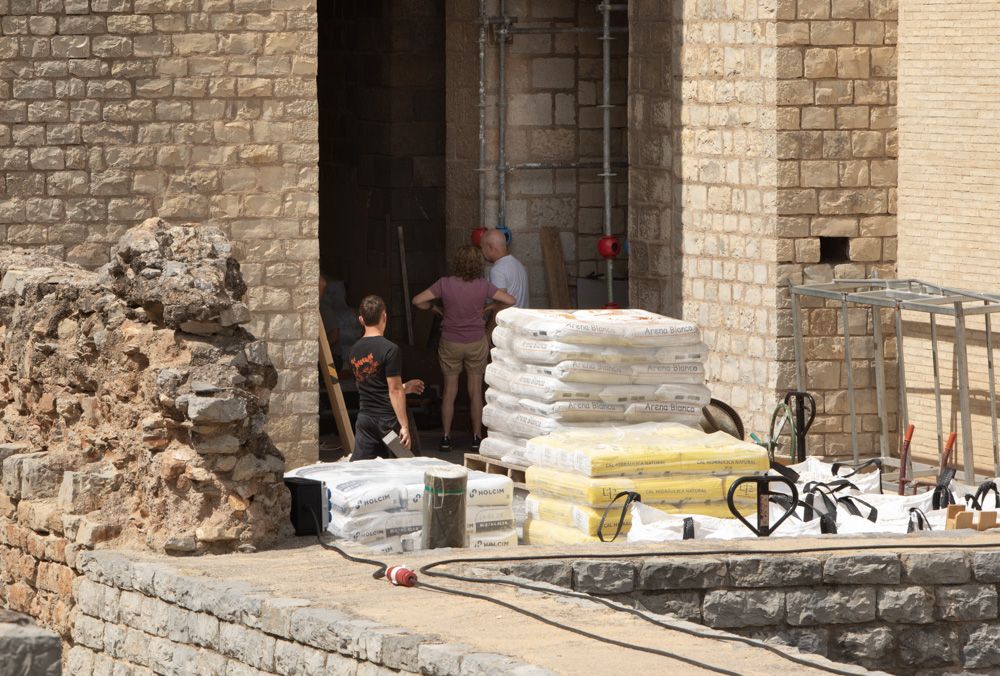 Obras en el Teatro Romano de Sagunt