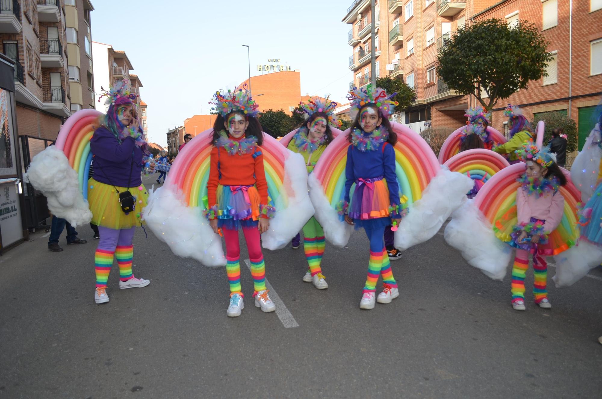 Así fue el desfile de Carnaval infantil de Benavente