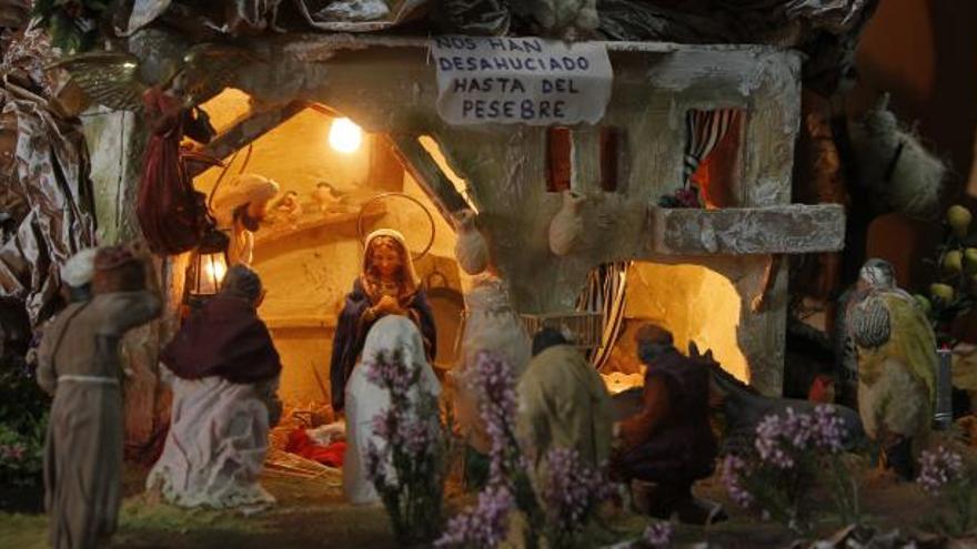 Desahucios en el portal de Belén