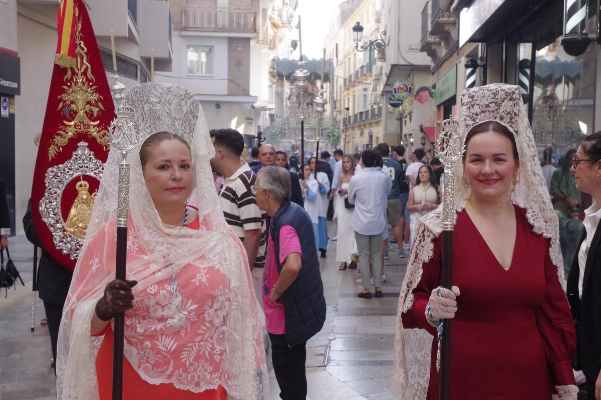 Fotos de la procesión de Araceli por el Centro de Málaga