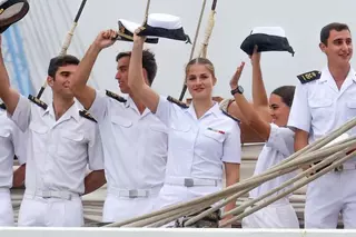 Guardiamarina Borbón, «una más» en el Elcano