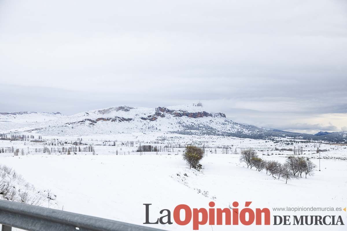 La comarca del Noroeste ofrece una estampa invernal