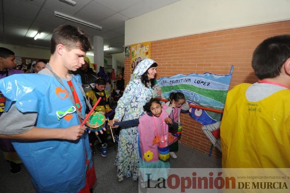 Los tambores de Moratalla llegan al colegio Primitiva López