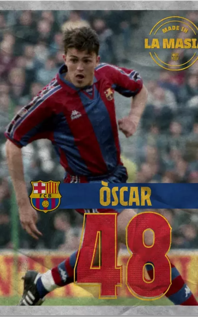 48. ÒSCAR García 17/2/93. Debut en Copa del Rey FCB – At. Madrid 1992-93. 97 Partidos oficiales