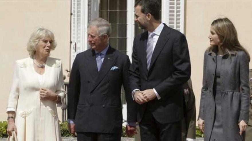 La monarquía británica visita España