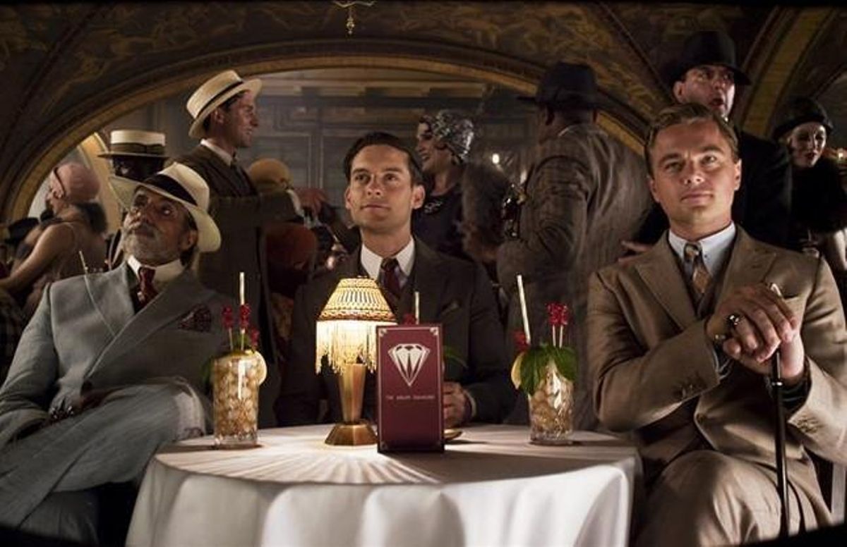 Tobey Maguire i Leonardo DiCaprio, en una imatge d’’El gran Gatsby’.