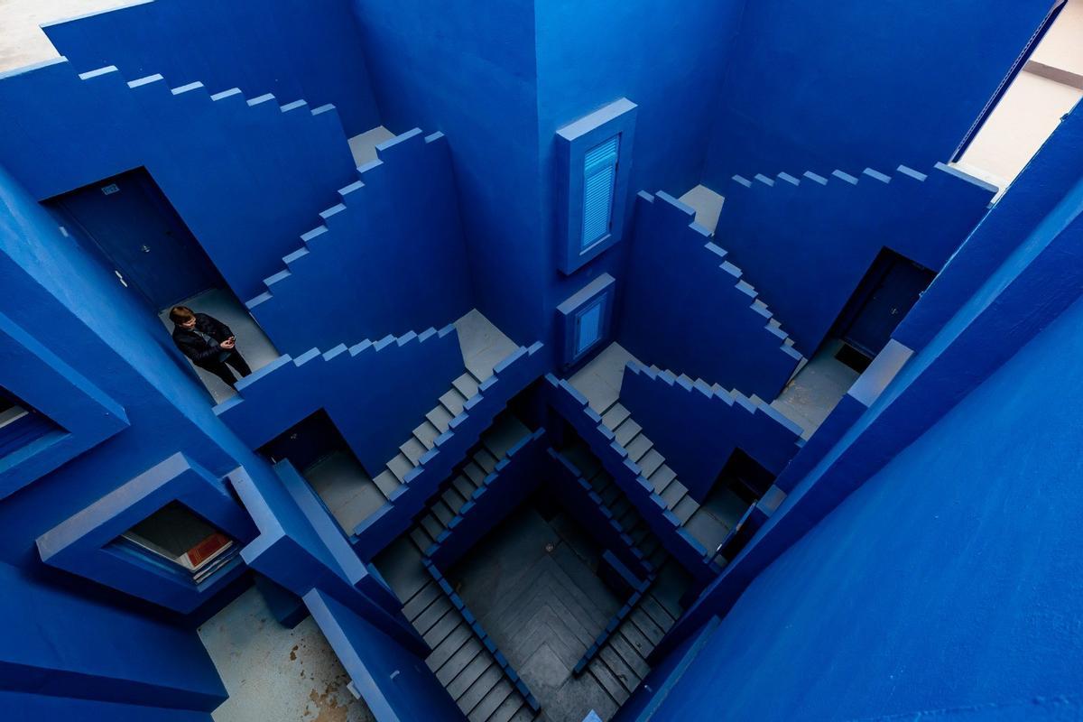 Los colores son fascinantes en este edificio