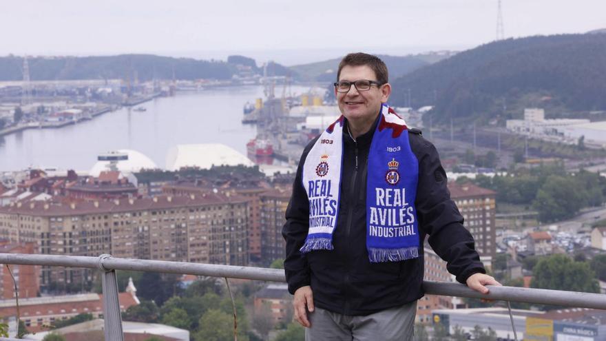 Alfonso Abel, en el mirador de la ermita de La Luz. | LUISMA MURIAS