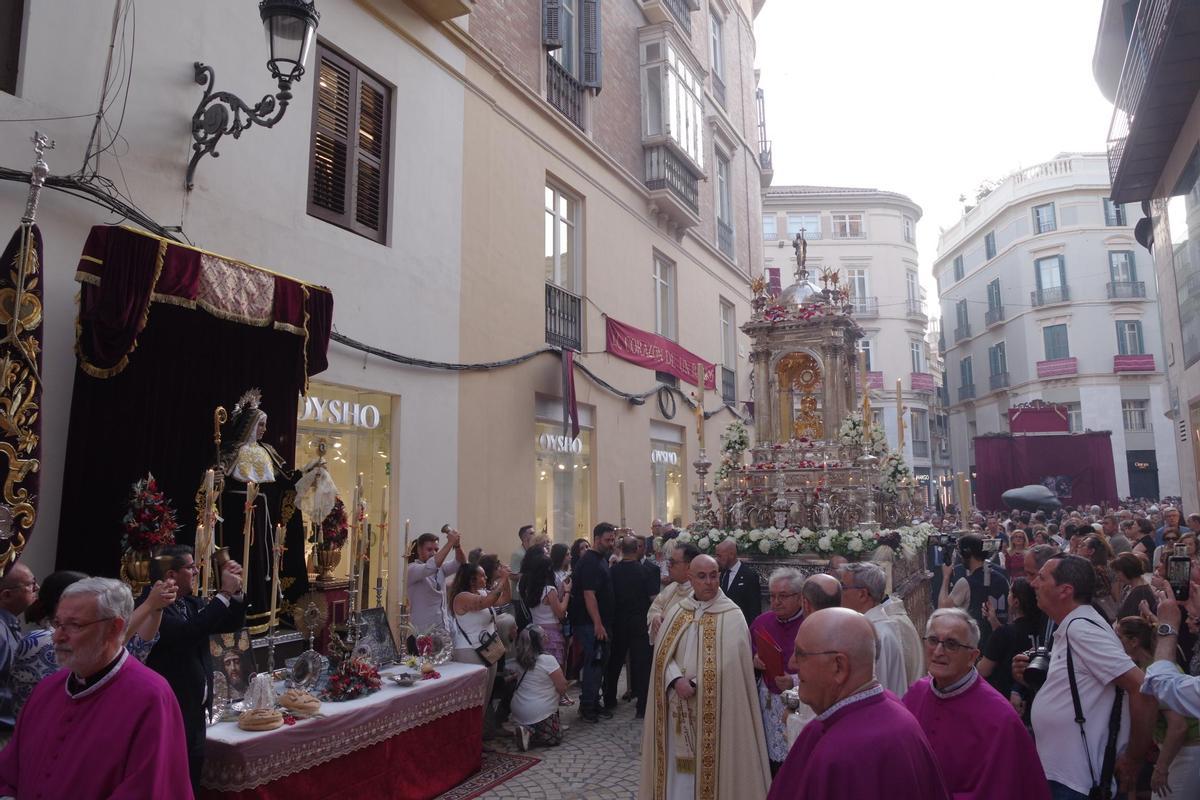 Imágenes del Corpus Christi en Málaga 2026