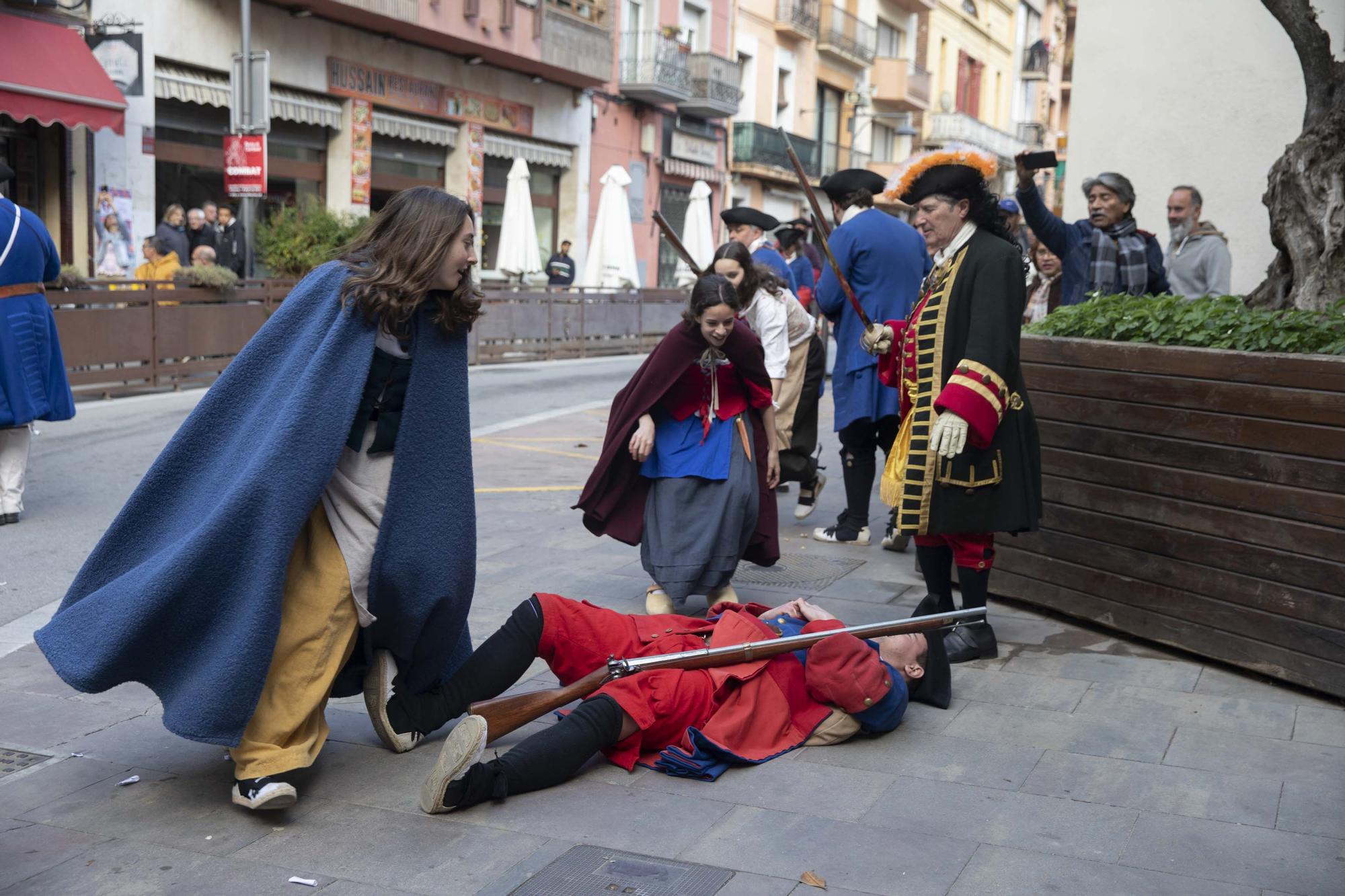 Arbúcies recrea el tradicional Combat de fa més de 300 anys