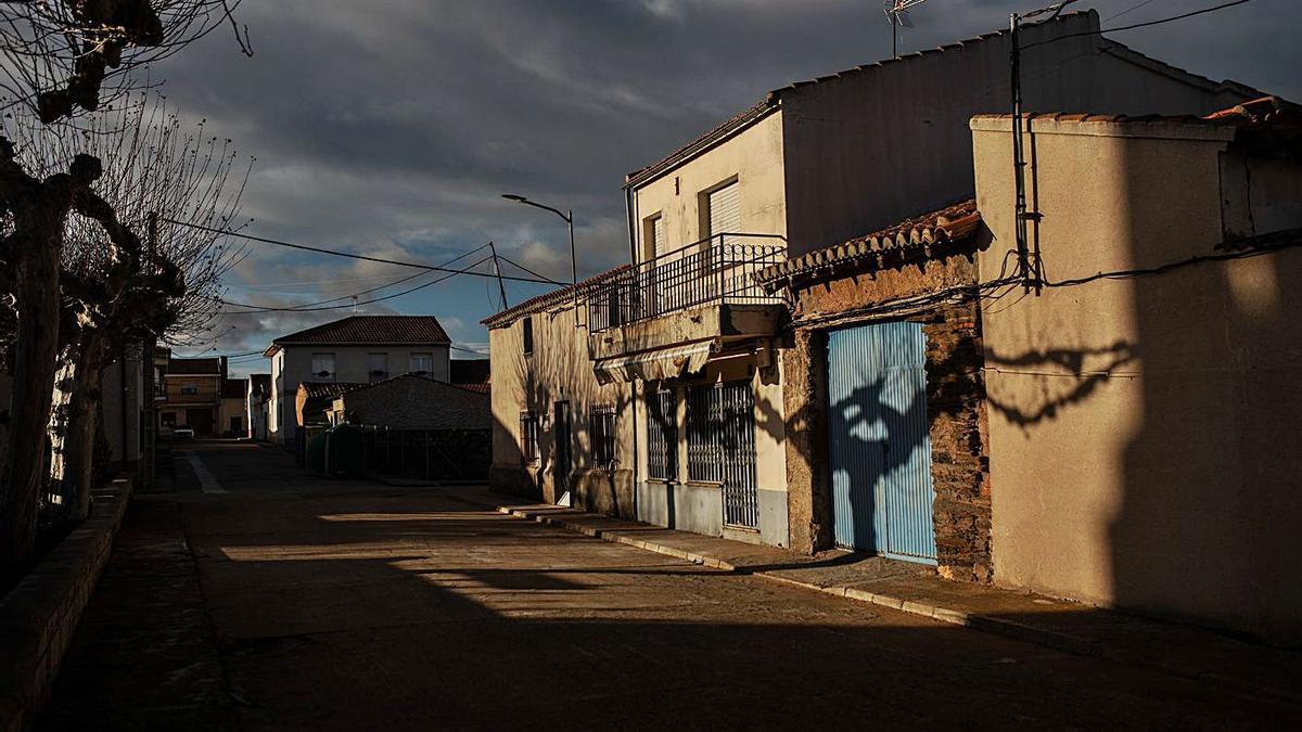 Las calles vacías, en Palacios del Pan. | Emilio Fraile