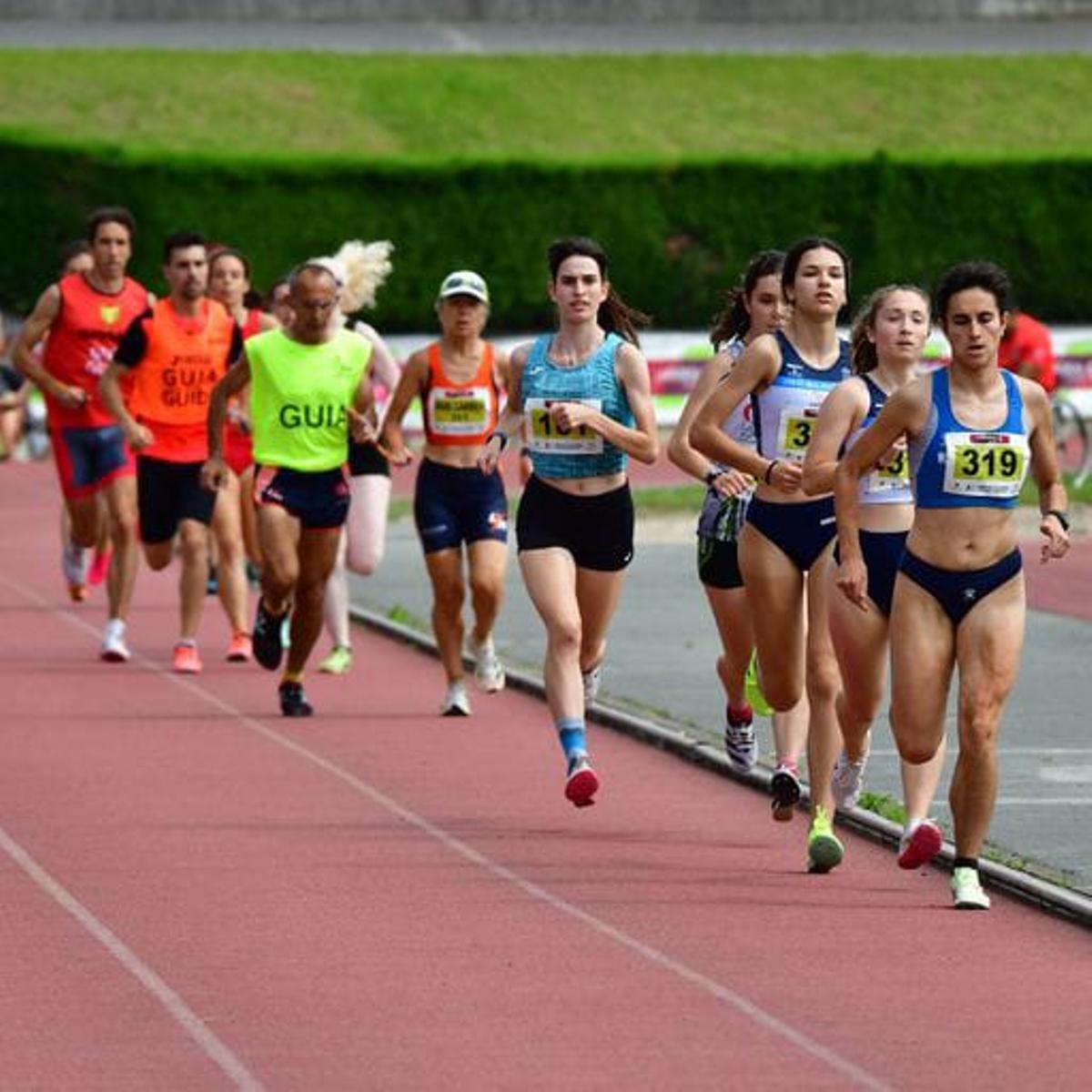 Empar Vizcaíno, en carrera, en el Nacional