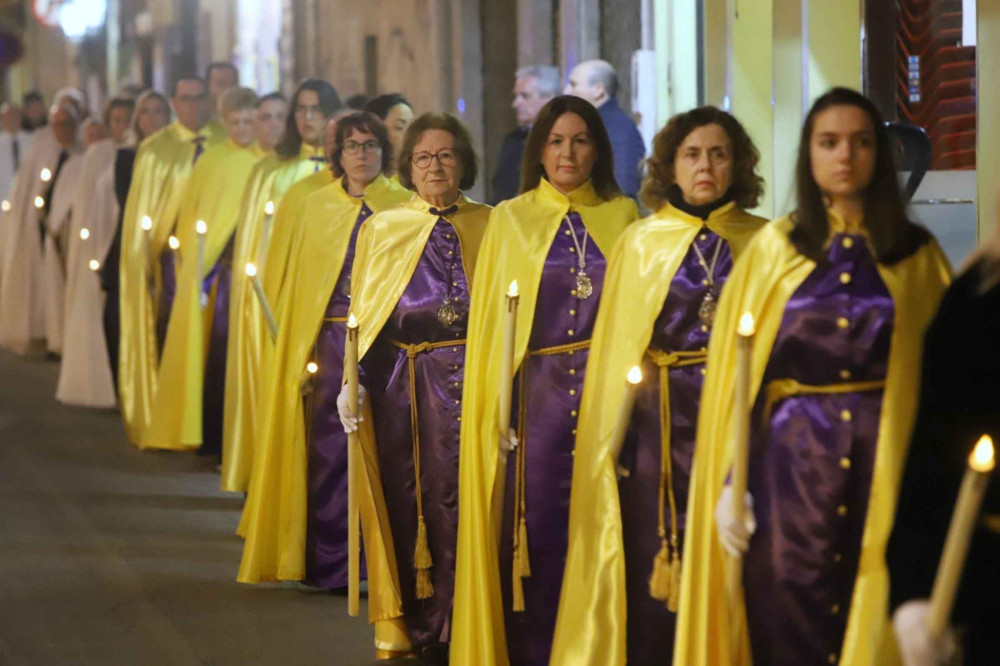 Así fue la última Procesión del Silencio de la Semana Santa de Sagunt.