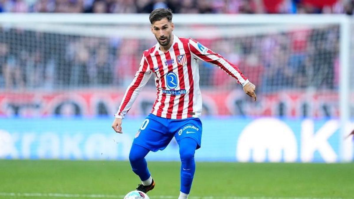 Alex Baena con el Atlético de Madrid.