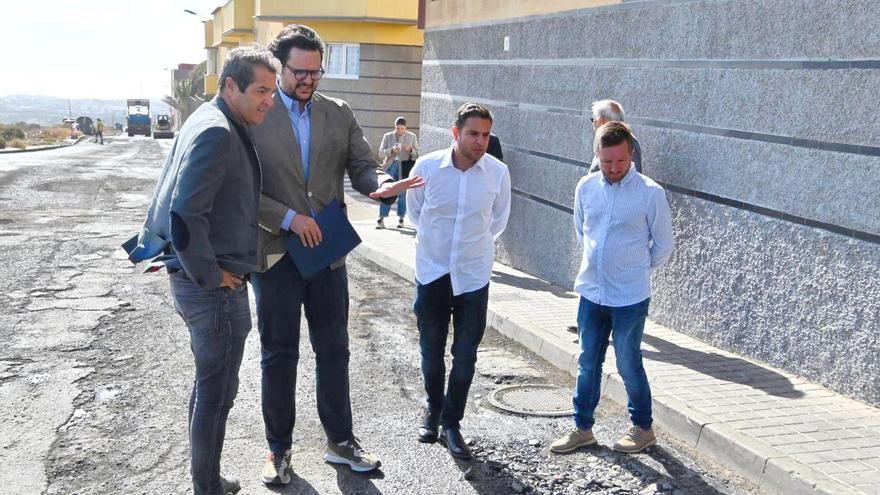 Telde inicia en Caserones Altos su mayor plan de asfaltado con un presupuesto de 7,6 millones