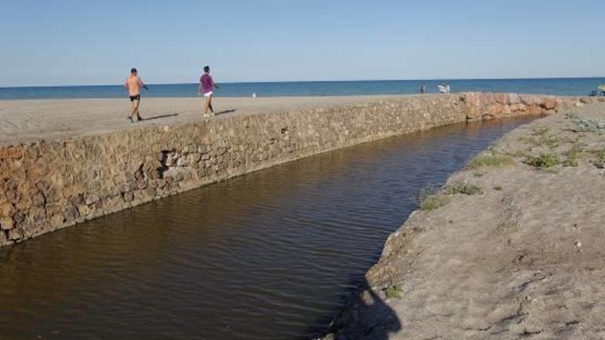 Salida de la Gola de Quartell, al norte del término de Sagunt.