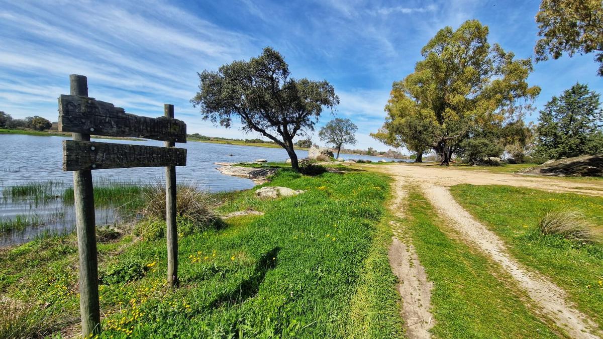 Terrenos donde se construirá el parque acuático de Casar de Cáceres.