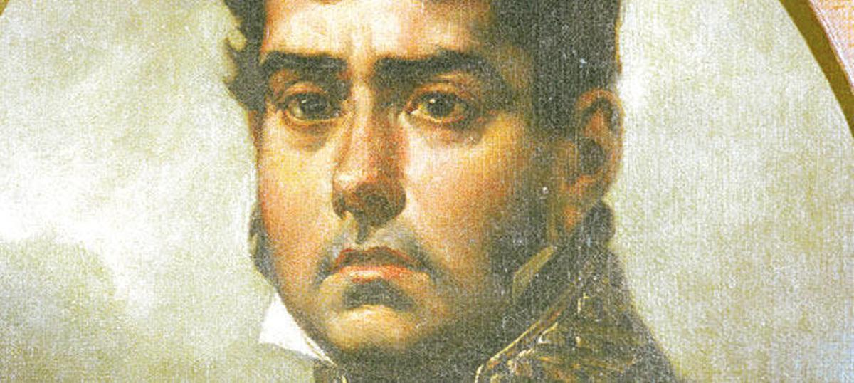 Retrato de Pablo Morillo en el Museo Quiñones de León. // Óleo de Horacio Vernet